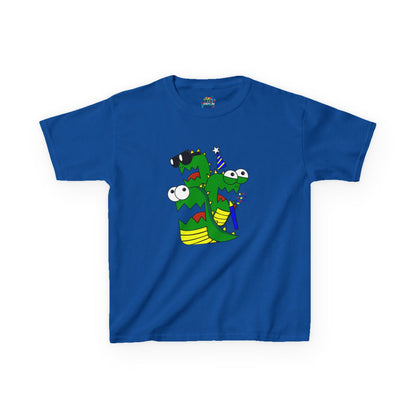 Kids Heavy Cotton T-Shirt (Larry the Snake thing)