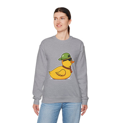 Unisex Heavy Blend™ Crewneck Sweatshirt (Gangster Duck)