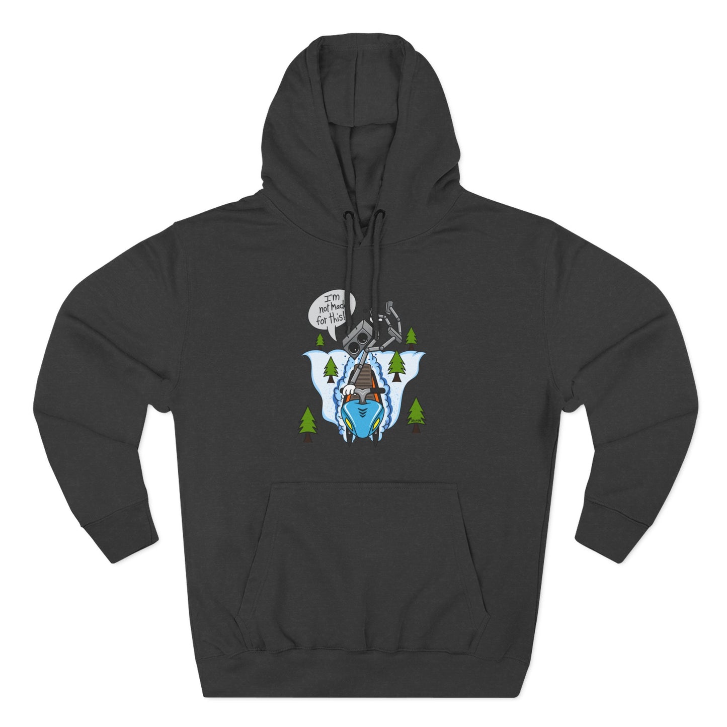 Three-Panel Fleece Hoodie (Not made for this - Snowmobiler)