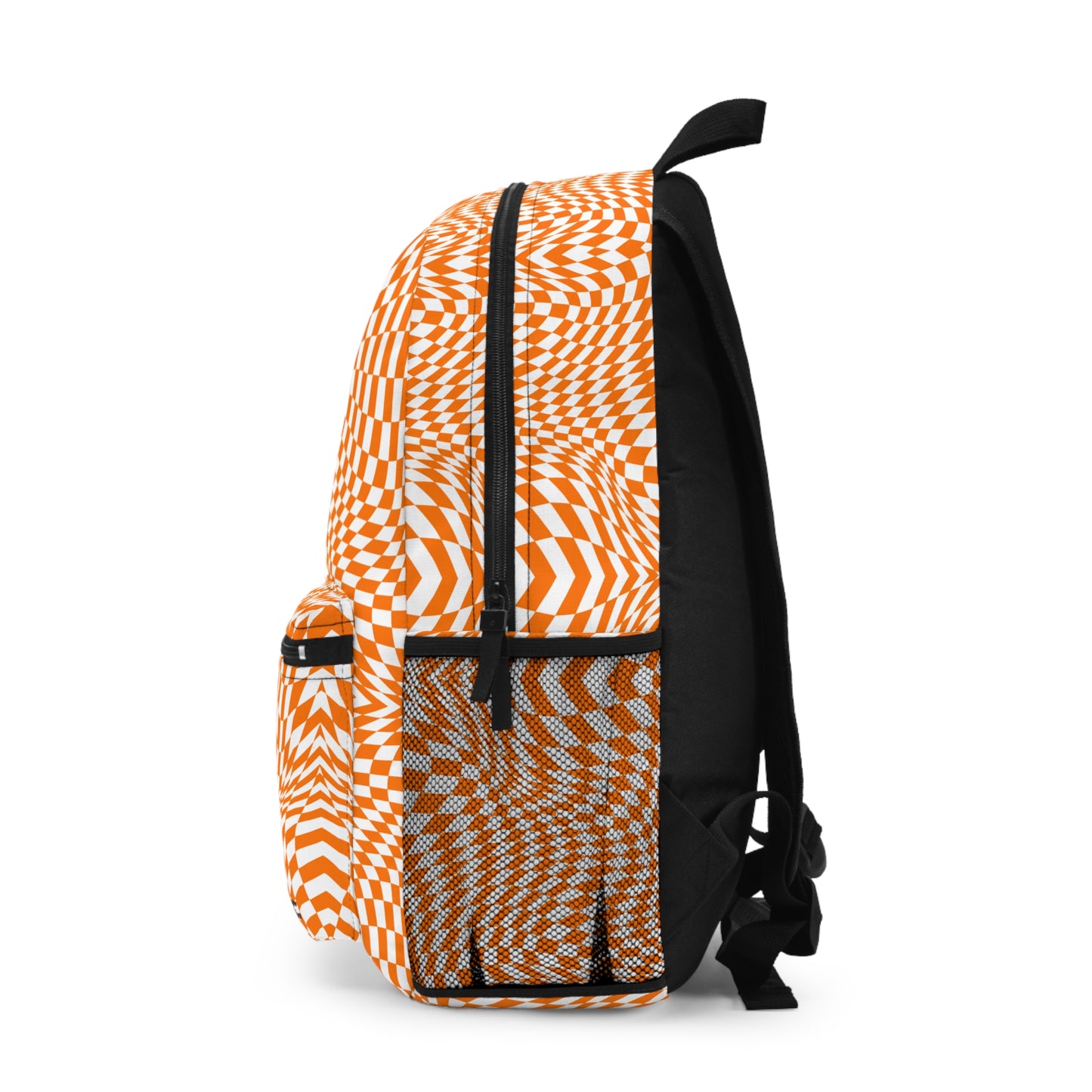 Backpack School Bag (Orange pixels)
