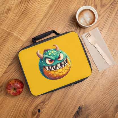 Lunch Bag - Yellow (Green Monster 1)