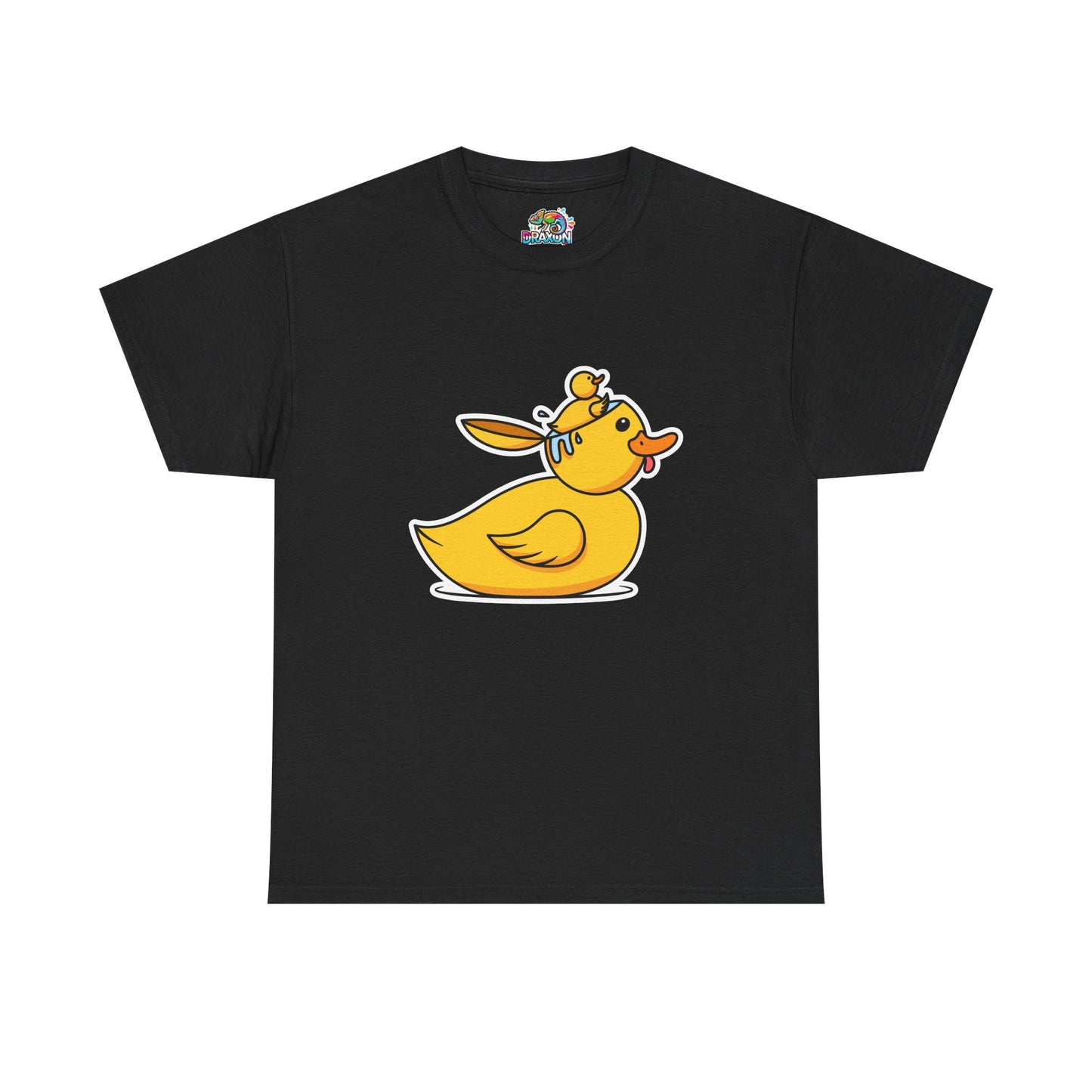Unisex Heavy Cotton Tee (Duck Bird Brain)