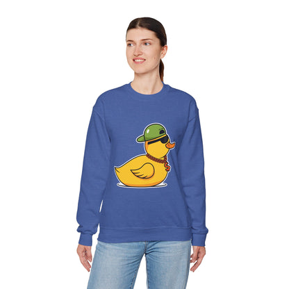 Unisex Heavy Blend™ Crewneck Sweatshirt (Gangster Duck)