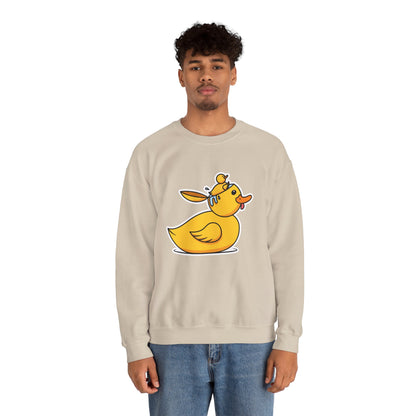 Unisex Heavy Blend™ Crewneck Sweatshirt (Duck Bird Brain)