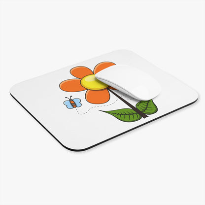 Mouse Pad (Flower & Butterfly)
