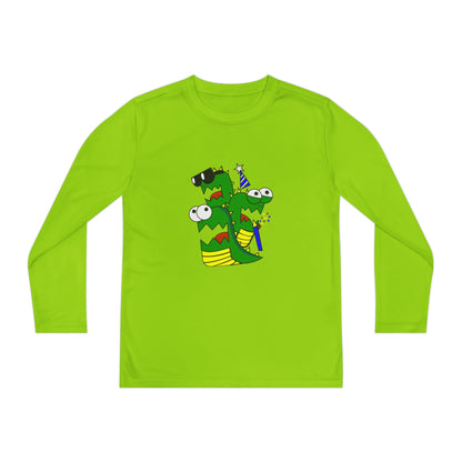 Youth Long Sleeve Competitor Tee (Larry the Snake thing)