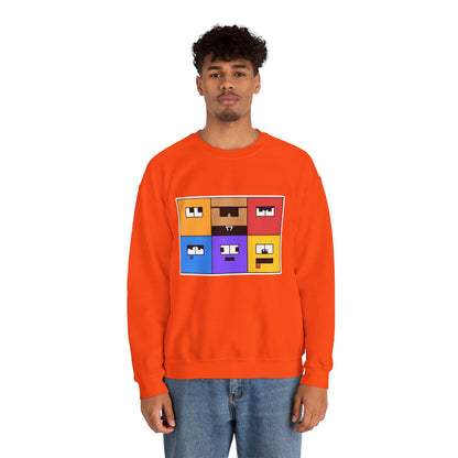 Unisex Heavy Blend™ Crewneck Sweatshirt (Emotion Blocks)