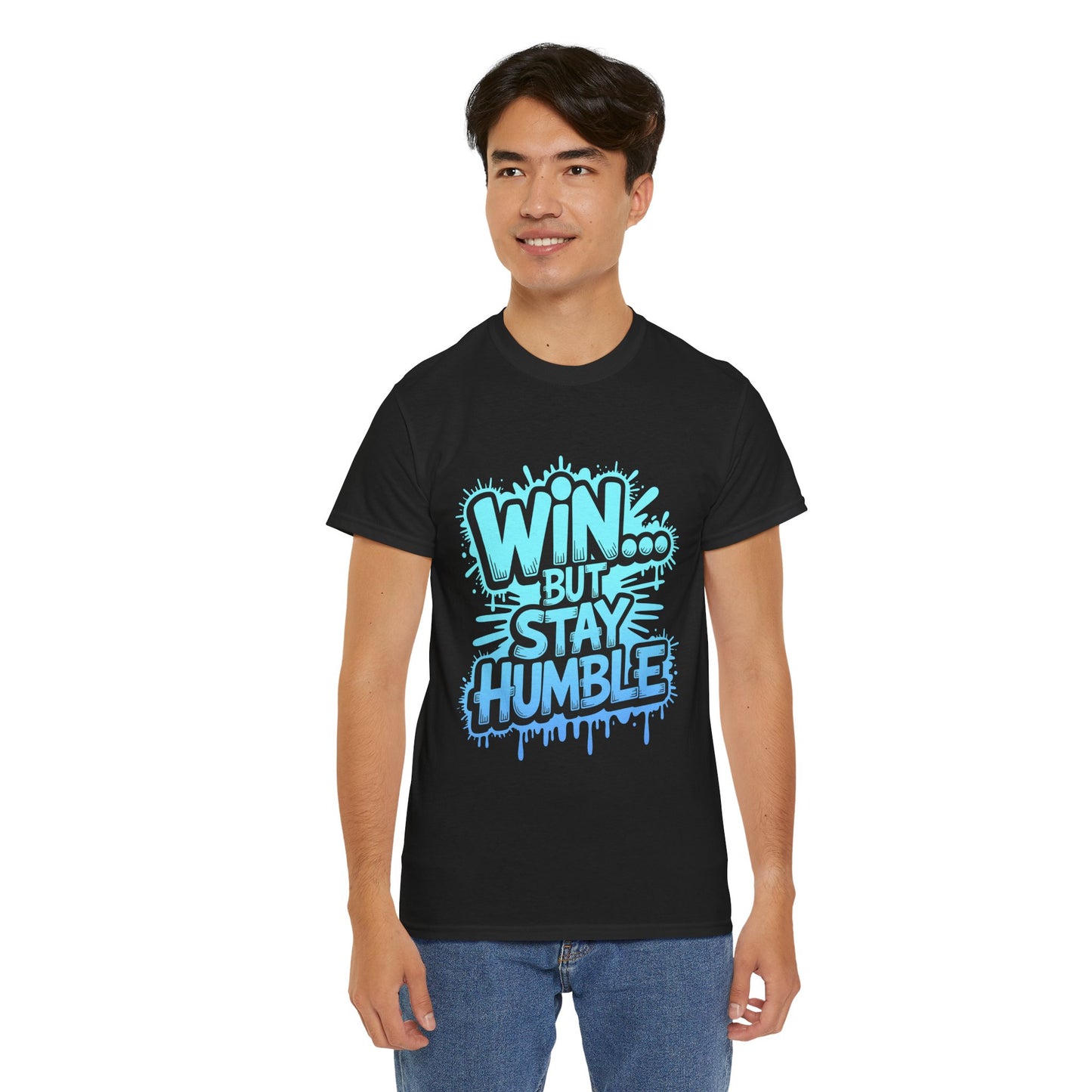 Unisex Heavy Cotton Tee (WIN...but stay humble)