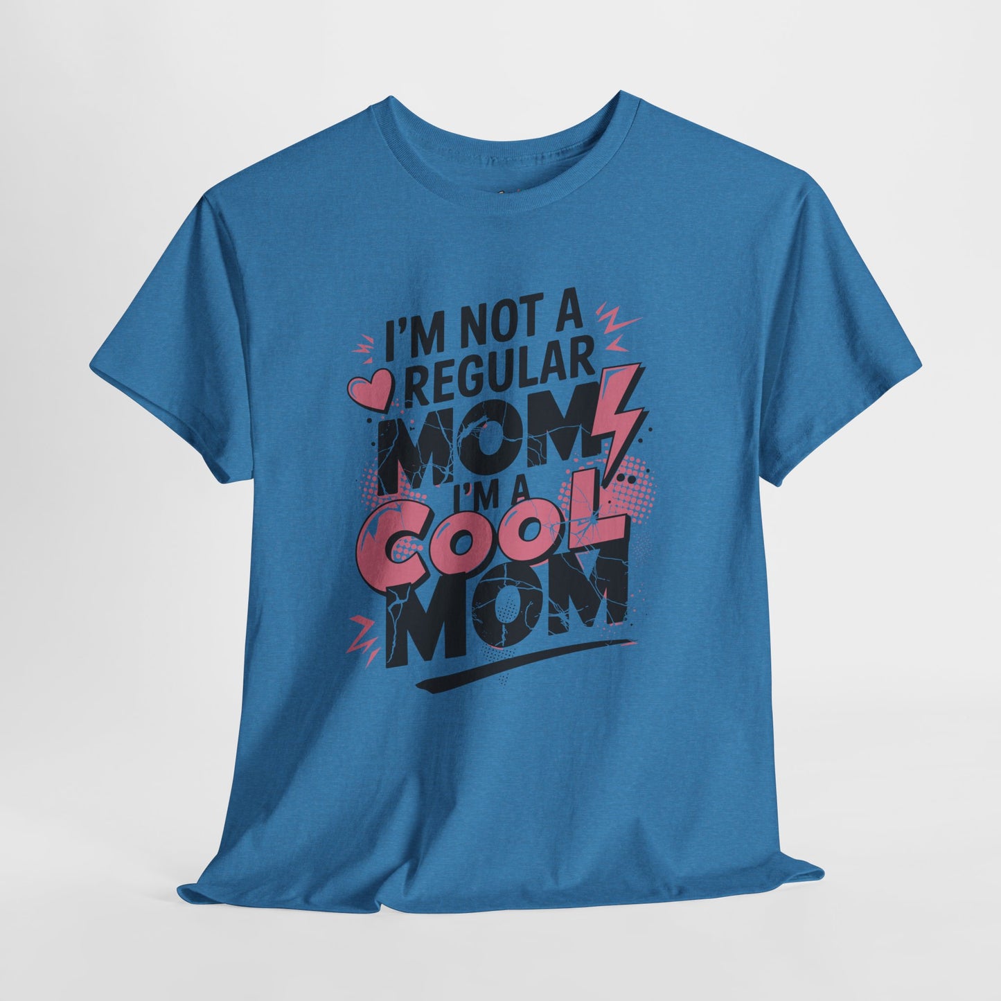 Unisex Heavy Cotton Tee (I'm Not a Regular Mom, I'm a Cool Mom)