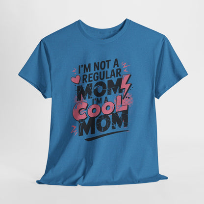 Unisex Heavy Cotton Tee (I'm Not a Regular Mom, I'm a Cool Mom)