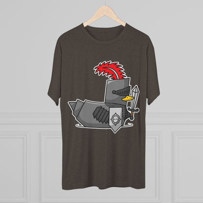 Unisex Tri-Blend Crew Tee (Knight Duck)