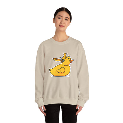 Unisex Heavy Blend™ Crewneck Sweatshirt (Duck Bird Brain)