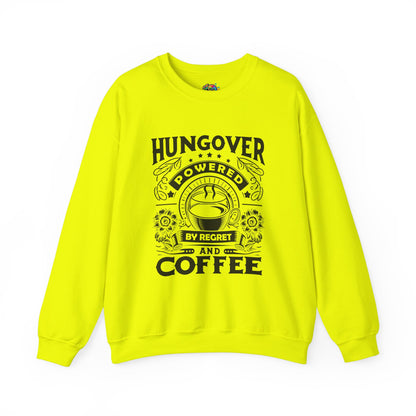 Unisex Heavy Blend™ Crewneck Sweatshirt (Hungover - Powered by Coffee)