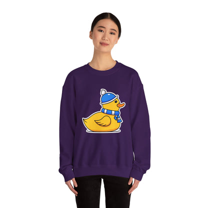 Unisex Heavy Blend™ Crewneck Sweatshirt (Chilly Duck)