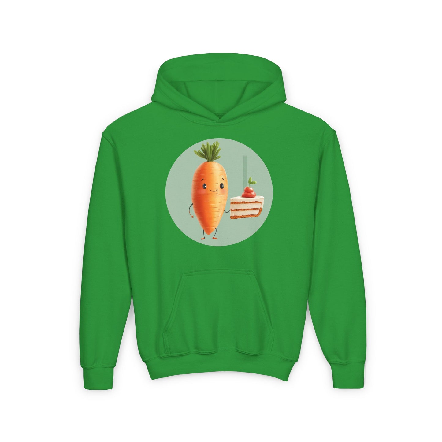 Youth Heavy Blend Hooded Sweatshirt (Carrot Cake)