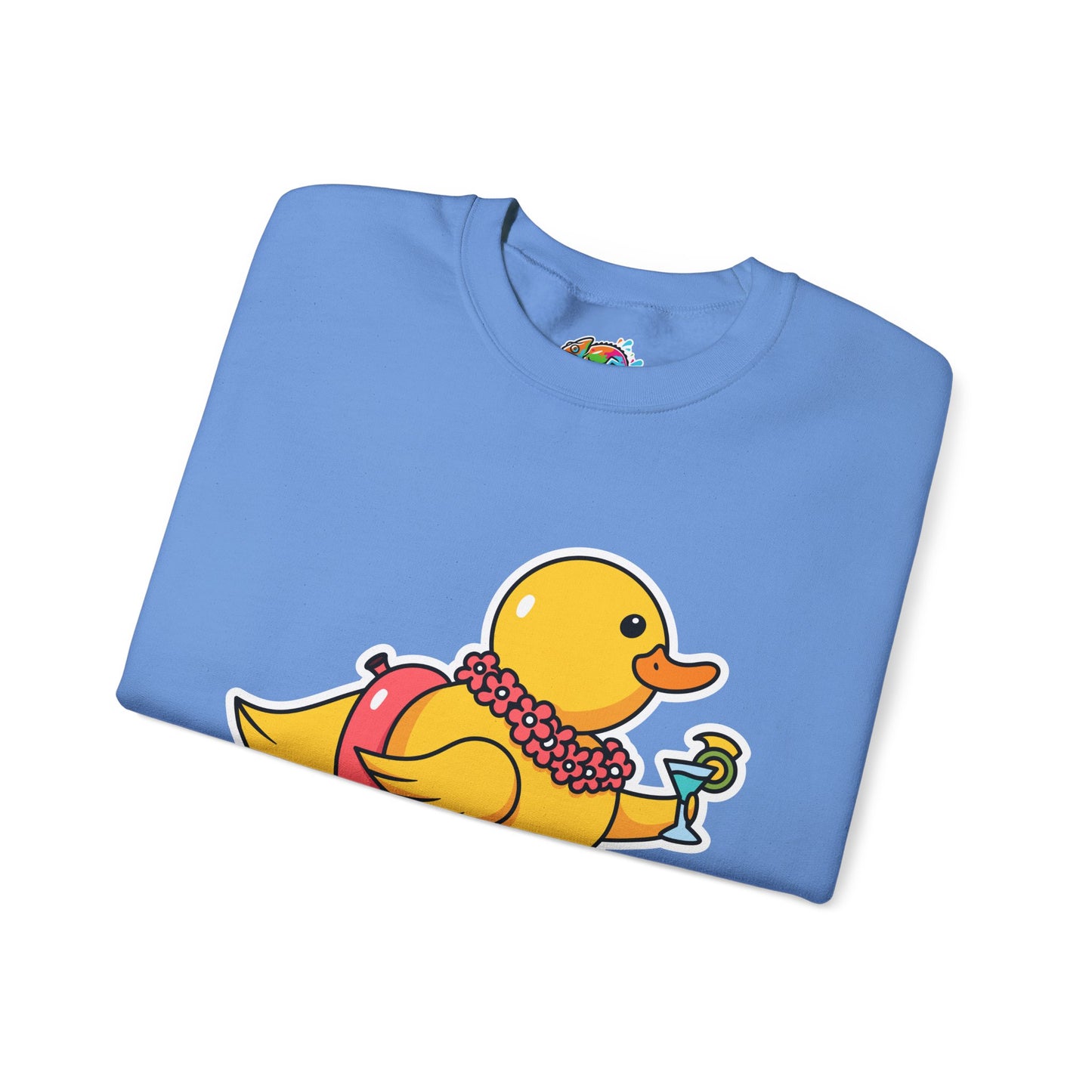 Unisex Heavy Blend™ Crewneck Sweatshirt (Tropical Duck)
