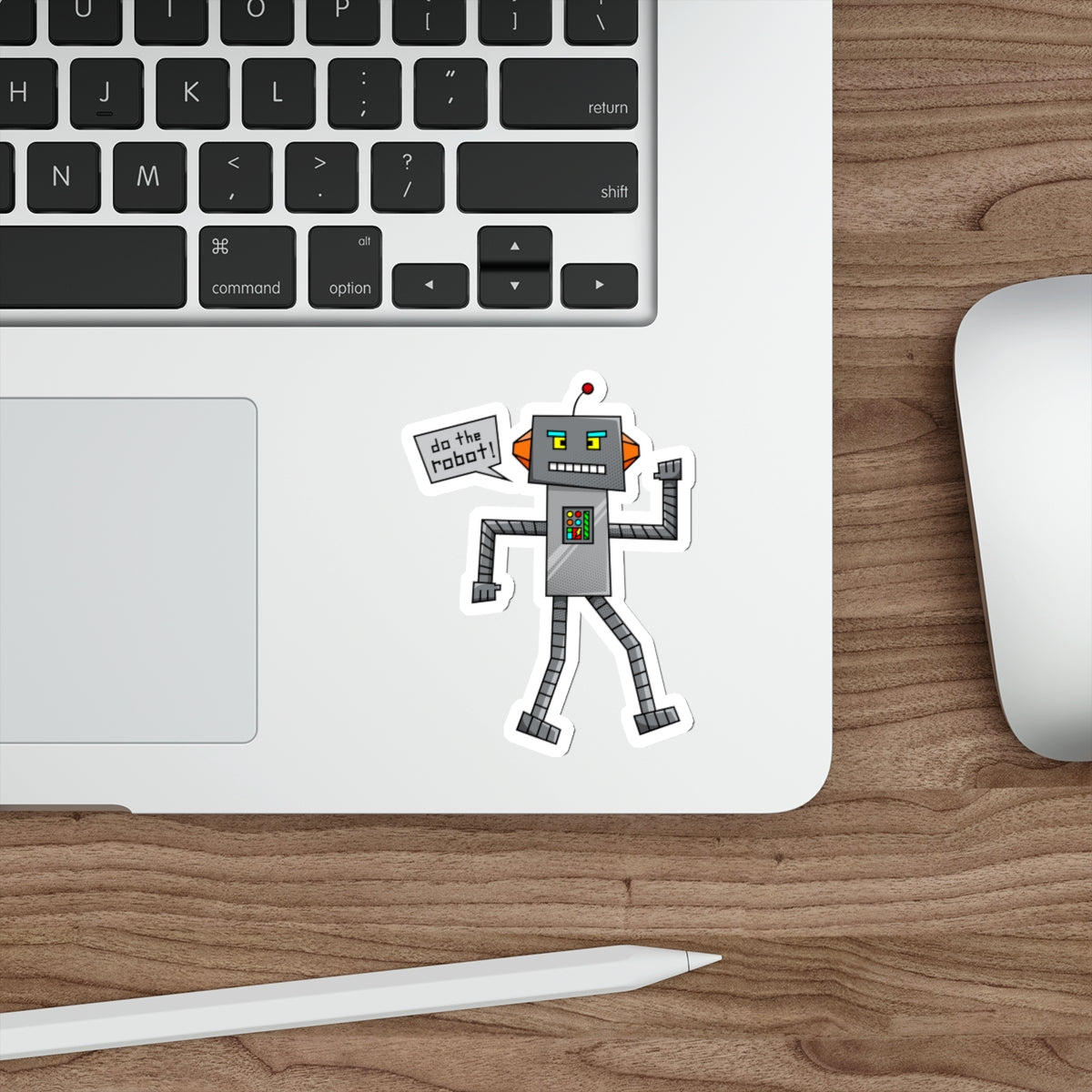 Die-Cut Stickers | Vibrant Art for Personalization (Do the Robot)
