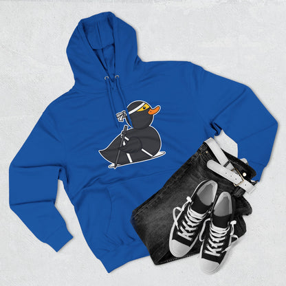Three-Panel Fleece Hoodie (Ninja Duck)