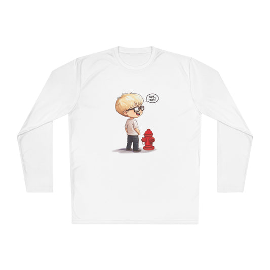 Unisex Lightweight Long Sleeve Tee (Bark Bark)