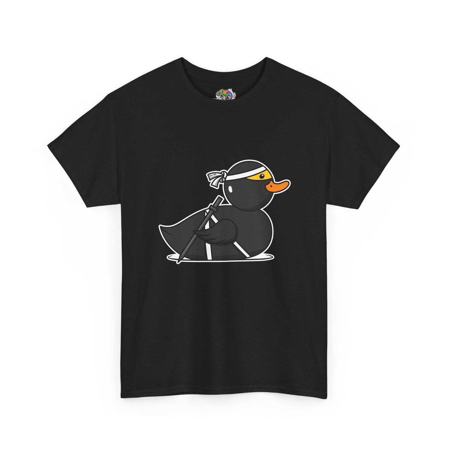 Unisex Heavy Cotton Tee (Ninja Duck)