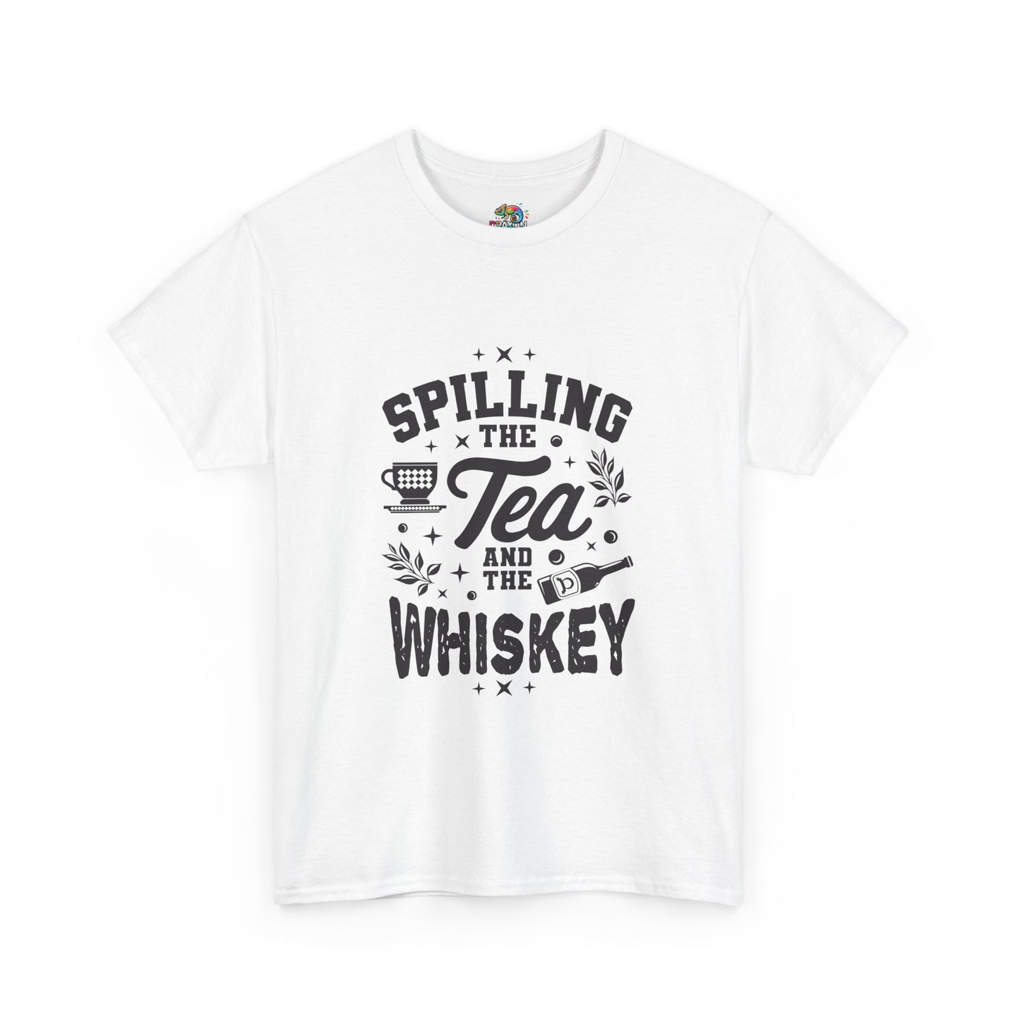 Unisex Heavy Cotton Tee (Spill Tea & Whiskey)