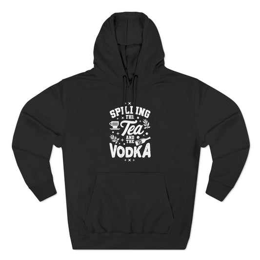 Three-Panel Fleece Hoodie (Spill Tea & Vodka)