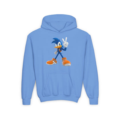 Youth Heavy Blend Hooded Sweatshirt (Peace Duck)