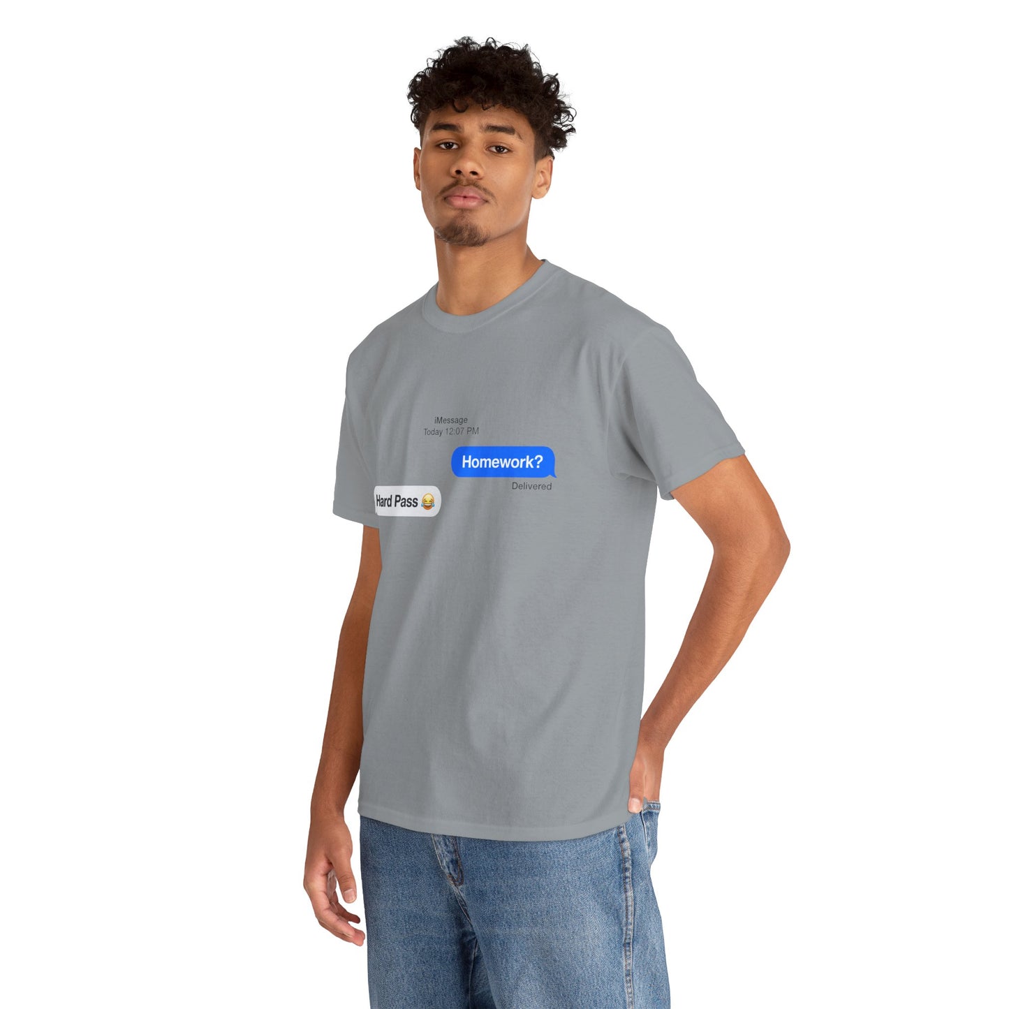 Unisex Heavy Cotton Tee (Homework? Hard Pass)