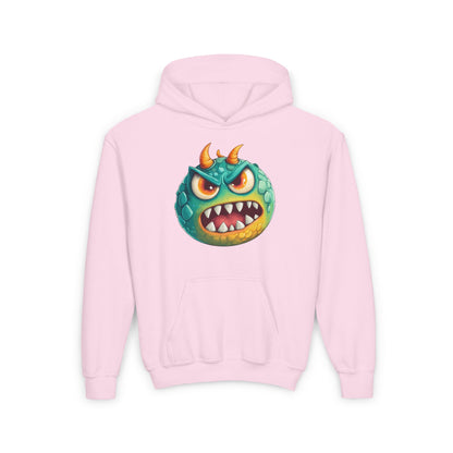 Youth Heavy Blend Hooded Sweatshirt (Green Monster 2)