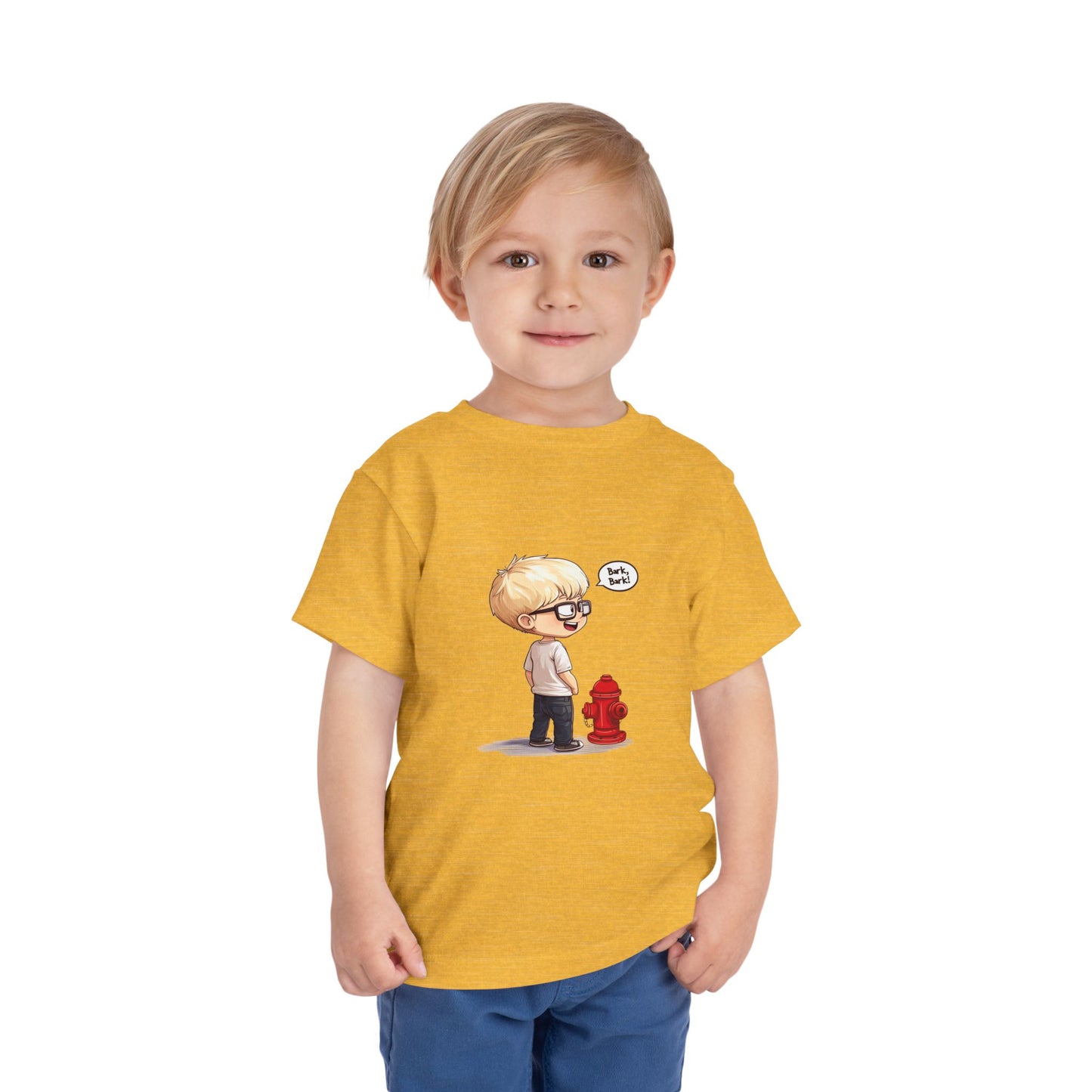 Toddler Short Sleeve Tee (Bark Bark)