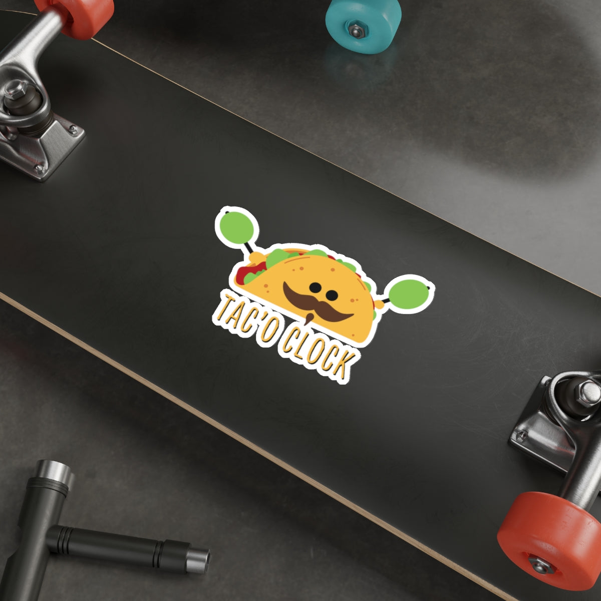 Die-Cut Stickers | Vibrant Art for Personalization (Tac'O Clock)