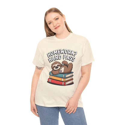 Unisex Heavy Cotton Tee (Homework? Hard Pass)