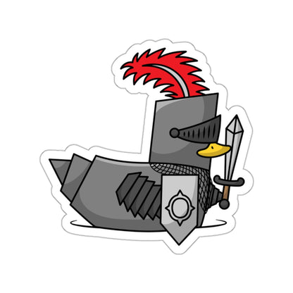 Die-Cut Stickers | Vibrant Art for Personalization (Knight Duck)