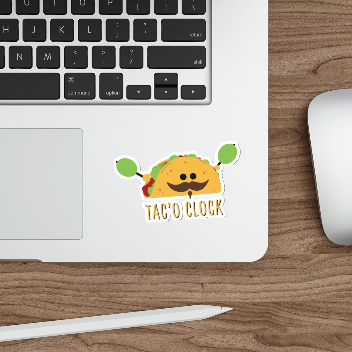 Die-Cut Stickers | Vibrant Art for Personalization (Tac'O Clock)