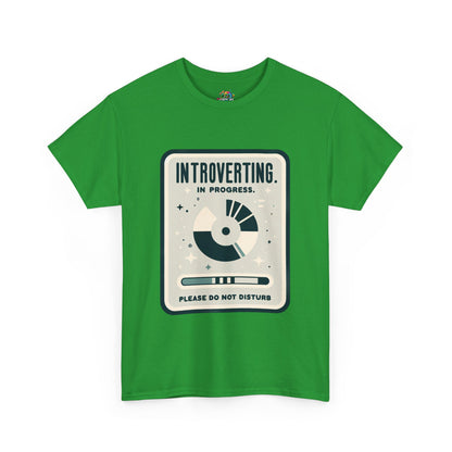 Unisex Heavy Cotton Tee (Introverting in Progress)