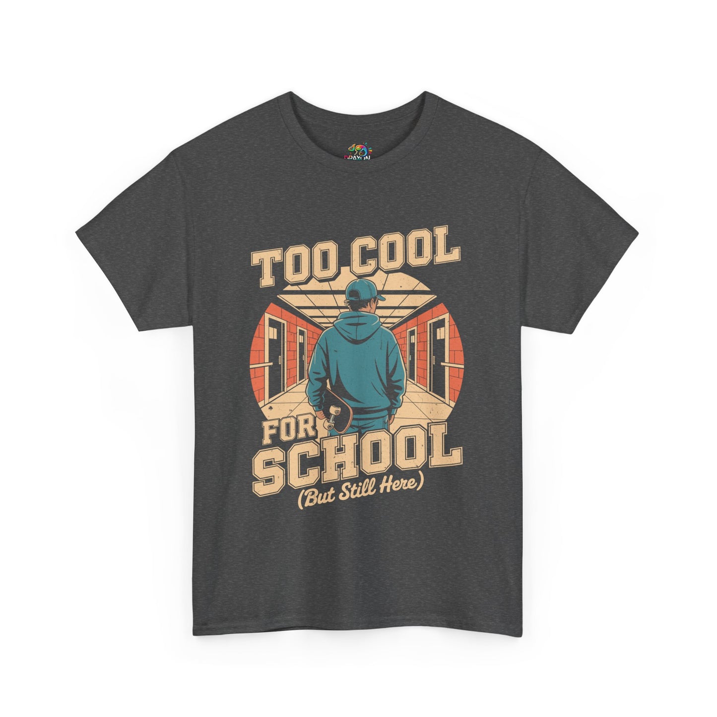 Unisex Heavy Cotton Tee (Too Cool For School)