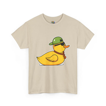 Unisex Heavy Cotton Tee (Gangster Duck)