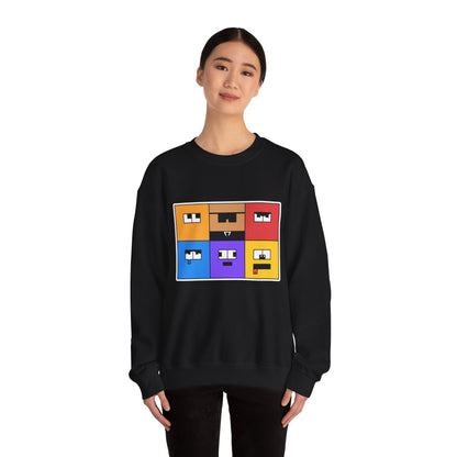 Unisex Heavy Blend™ Crewneck Sweatshirt (Emotion Blocks)