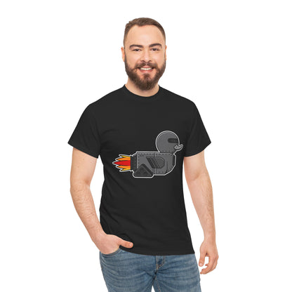 Unisex Heavy Cotton Tee (Robot Duck)