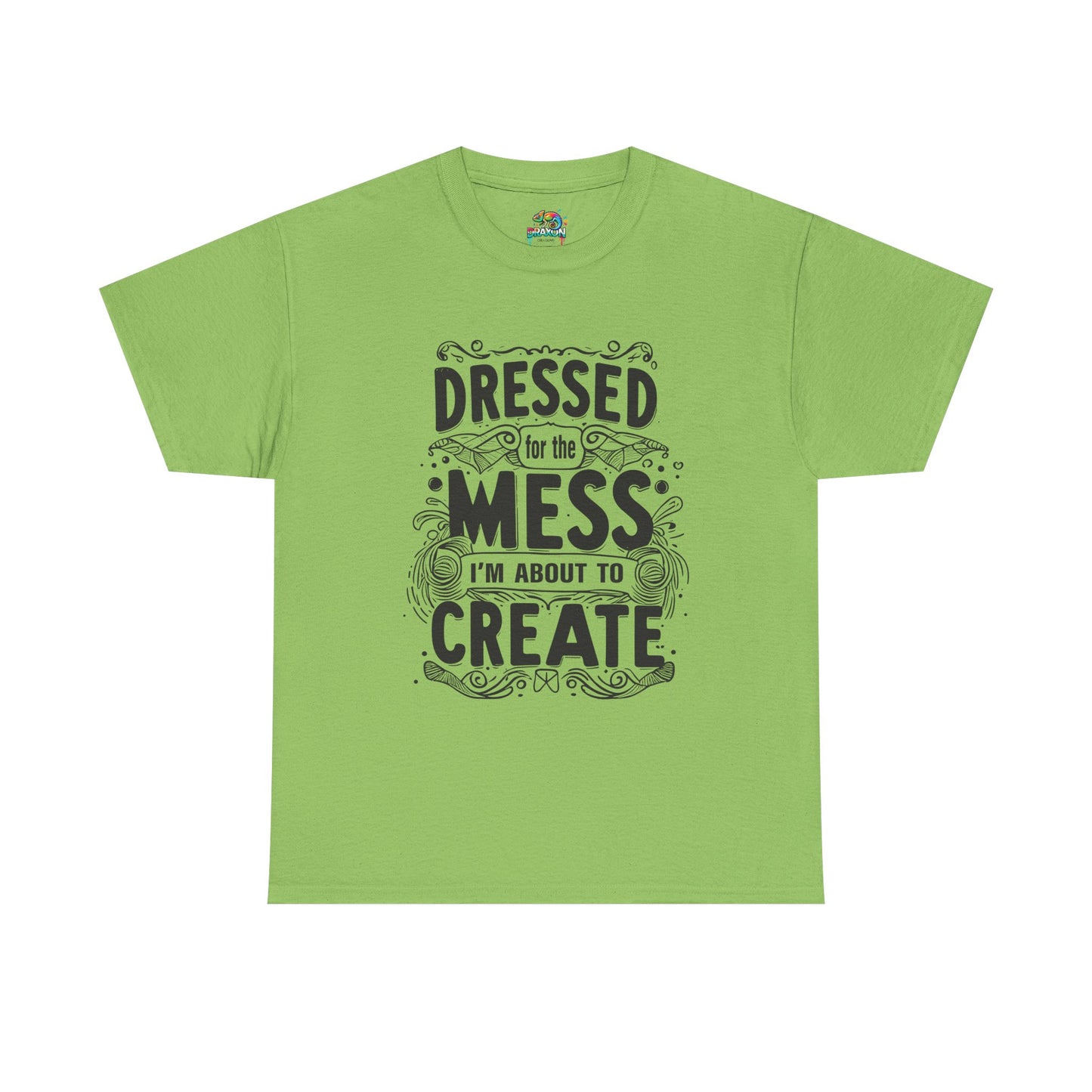 Unisex Heavy Cotton Tee (Dressed for the Mess)