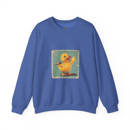 Unisex Heavy Blend™ Crewneck Sweatshirt (Karaoke Duck)