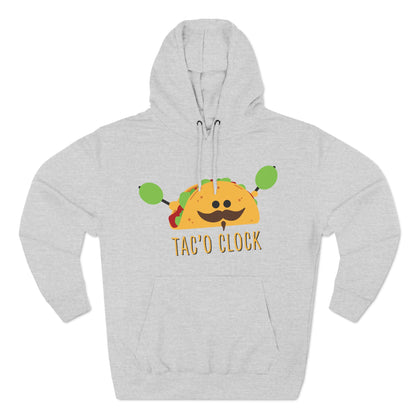 Three-Panel Fleece Hoodie (Tac'O Clock)