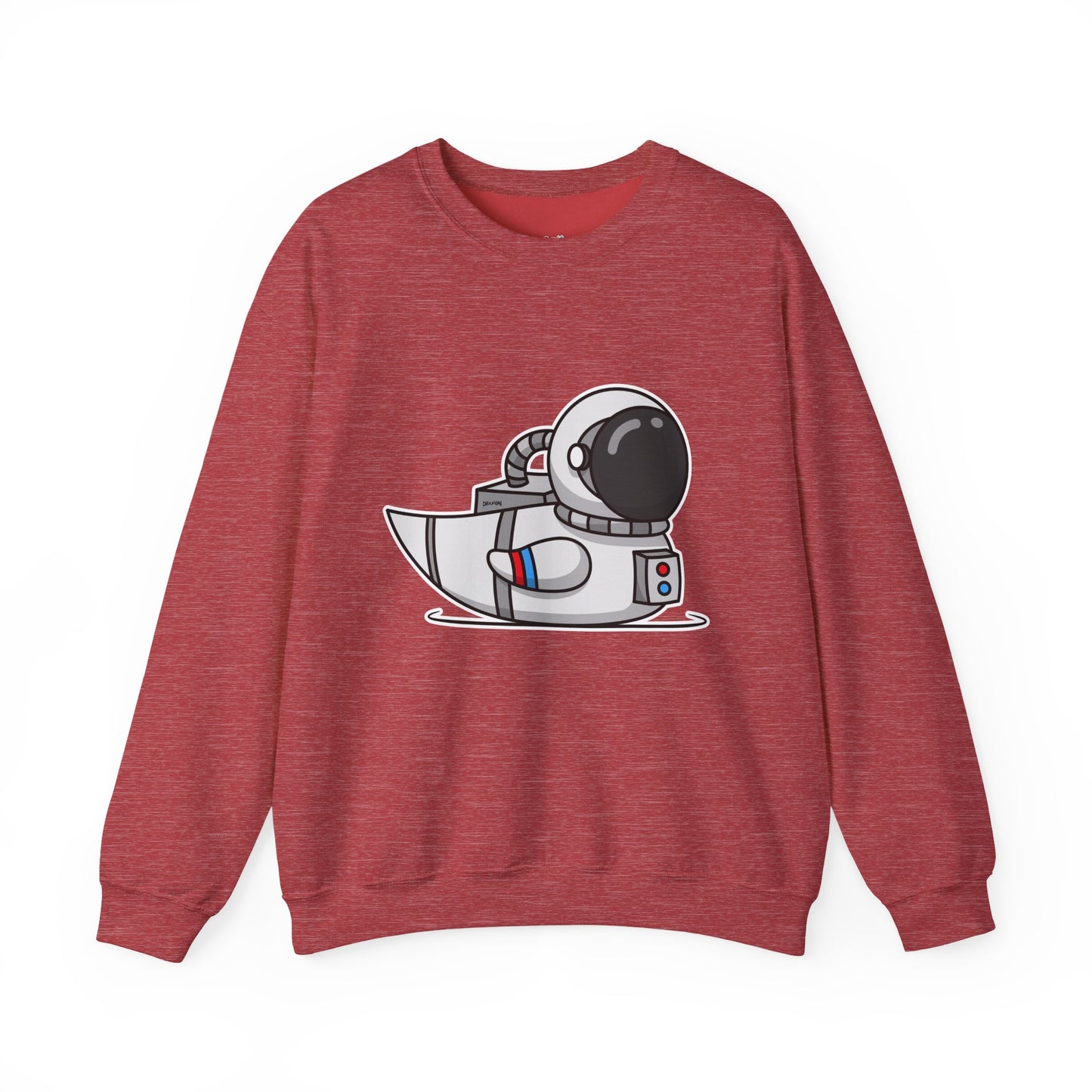 Unisex Heavy Blend™ Crewneck Sweatshirt (Astronaut Duck)