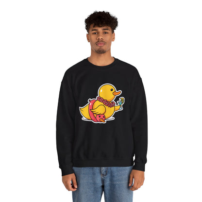 Unisex Heavy Blend™ Crewneck Sweatshirt (Tropical Duck)