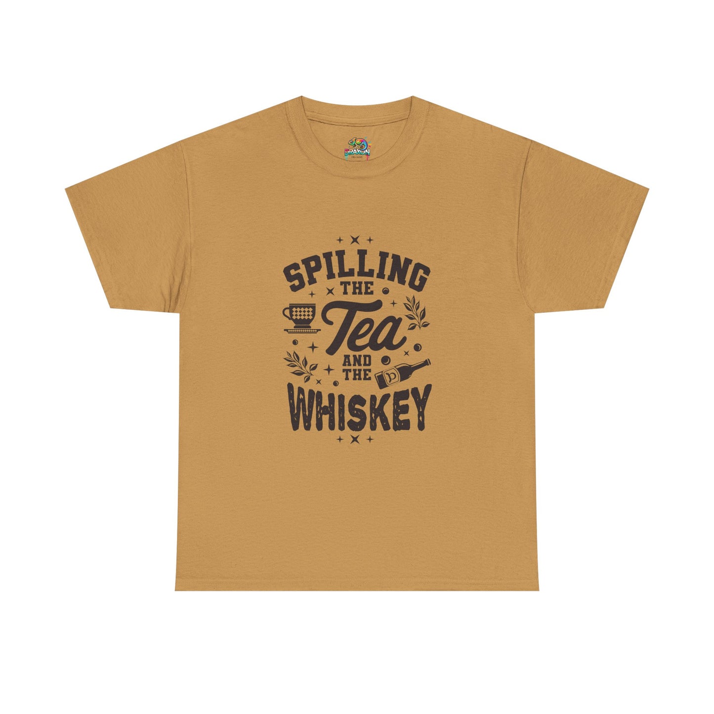 Unisex Heavy Cotton Tee (Spill Tea & Whiskey)