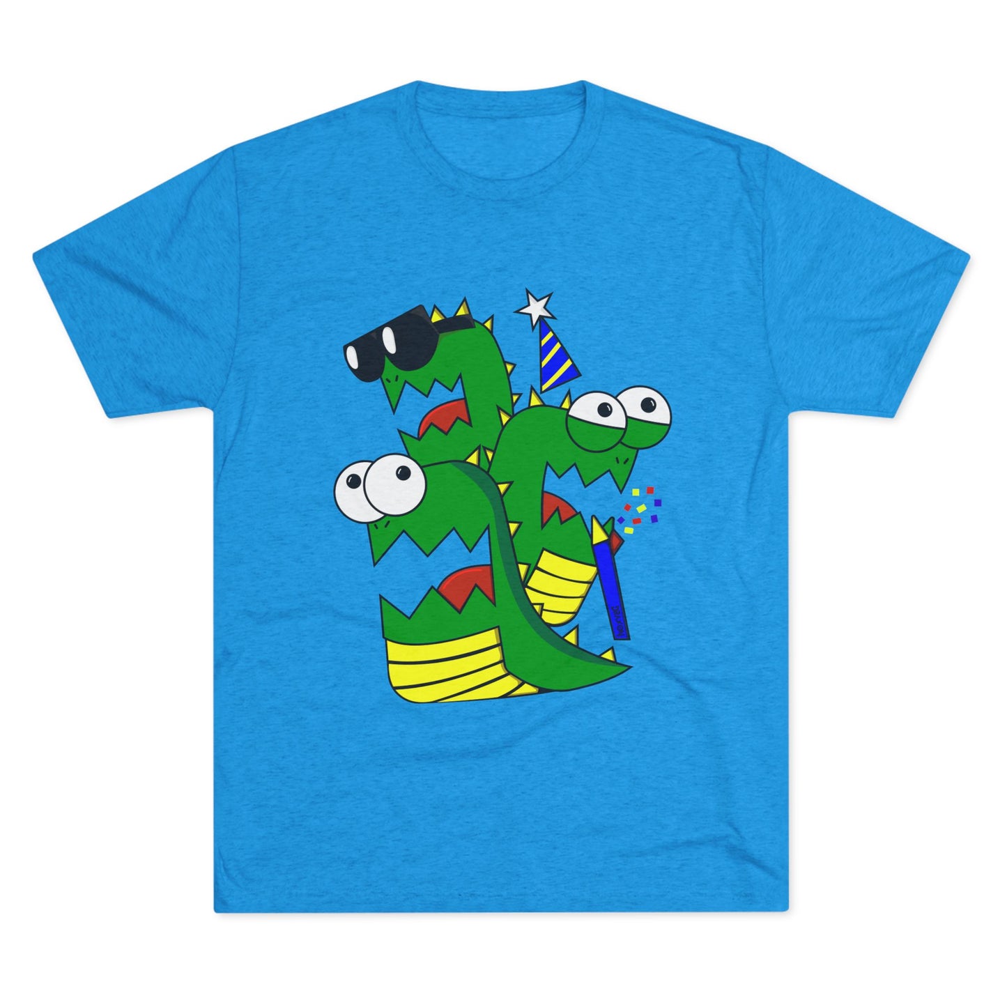 Unisex Tri-Blend Crew Tee (Larry the Snake thing)