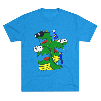Unisex Tri-Blend Crew Tee (Larry the Snake thing)