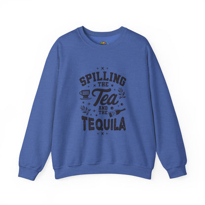 Unisex Heavy Blend™ Crewneck Sweatshirt (Spill Tea & Tequila)