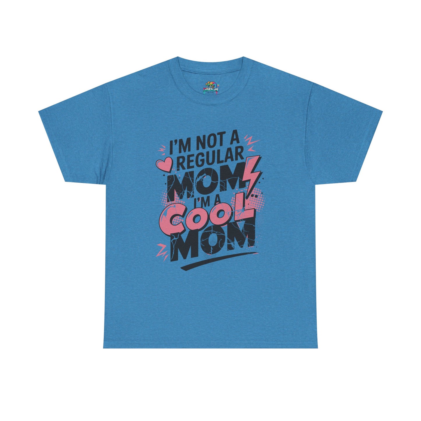 Unisex Heavy Cotton Tee (I'm Not a Regular Mom, I'm a Cool Mom)
