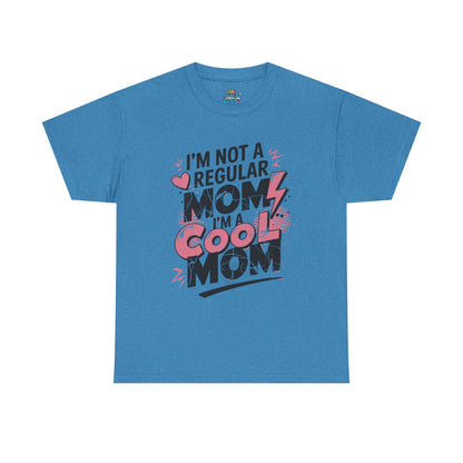 Unisex Heavy Cotton Tee (I'm Not a Regular Mom, I'm a Cool Mom)
